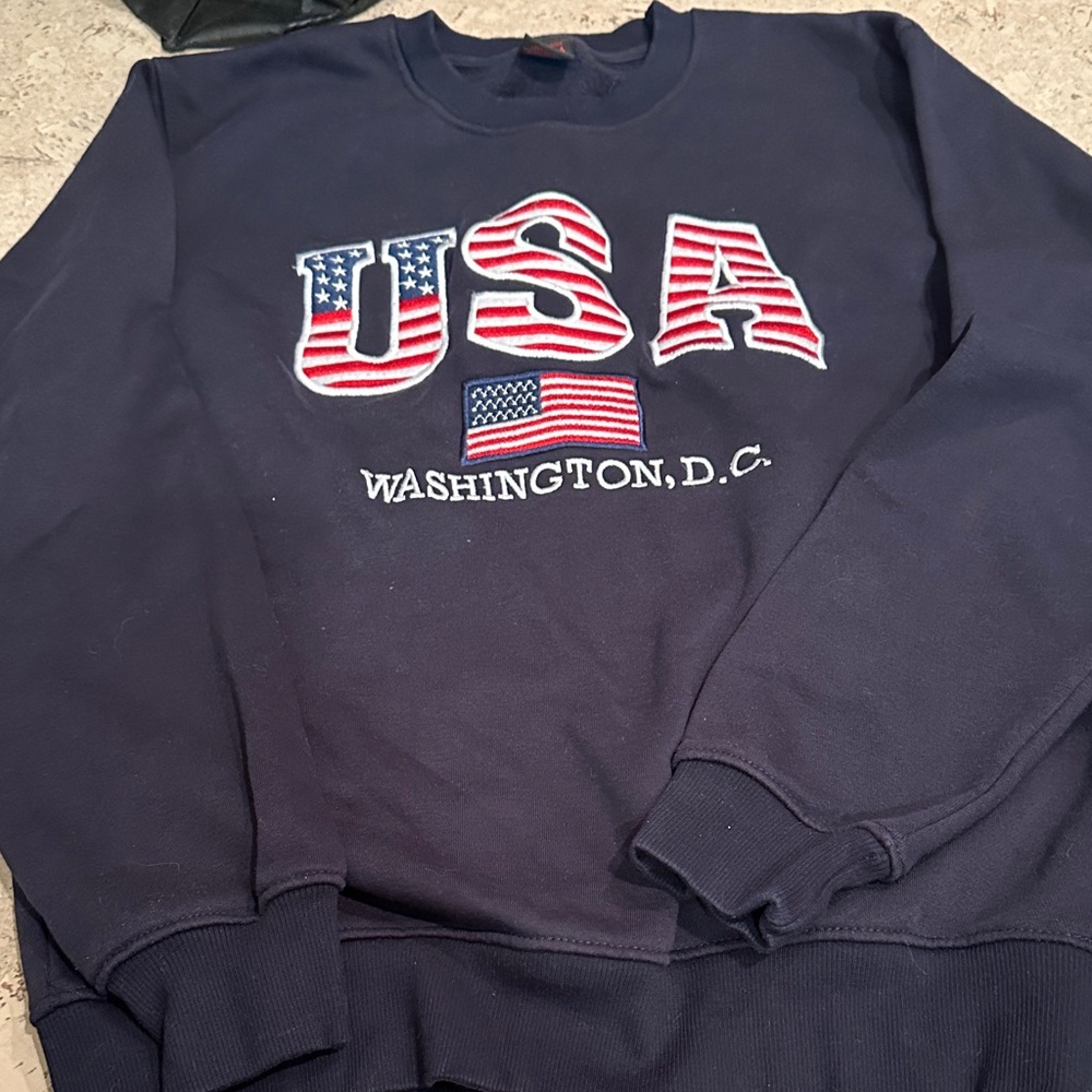 Navy USA Washington D.C. Men's Sweatshirt